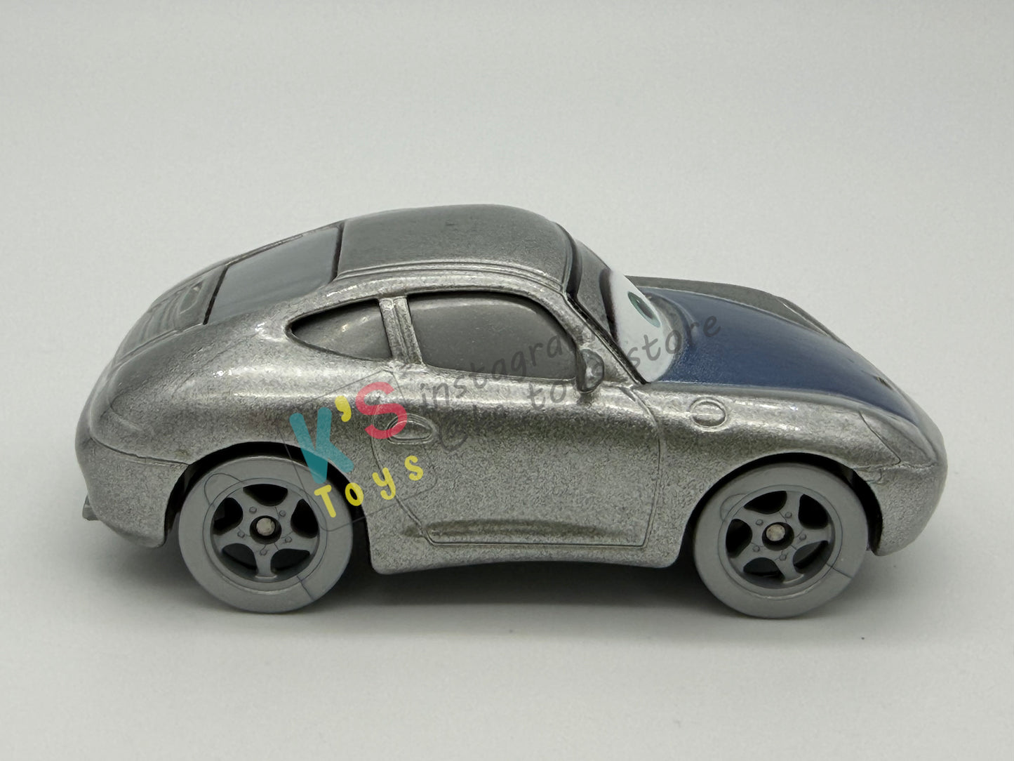 PRE-OWNED / LOOSE DISNEY PIXAR CARS - "SALLY DISNEY 100 YEAR SILVER" DISNEY 100 YEAR SERIES - MINT / NEAR MINT CONDITION