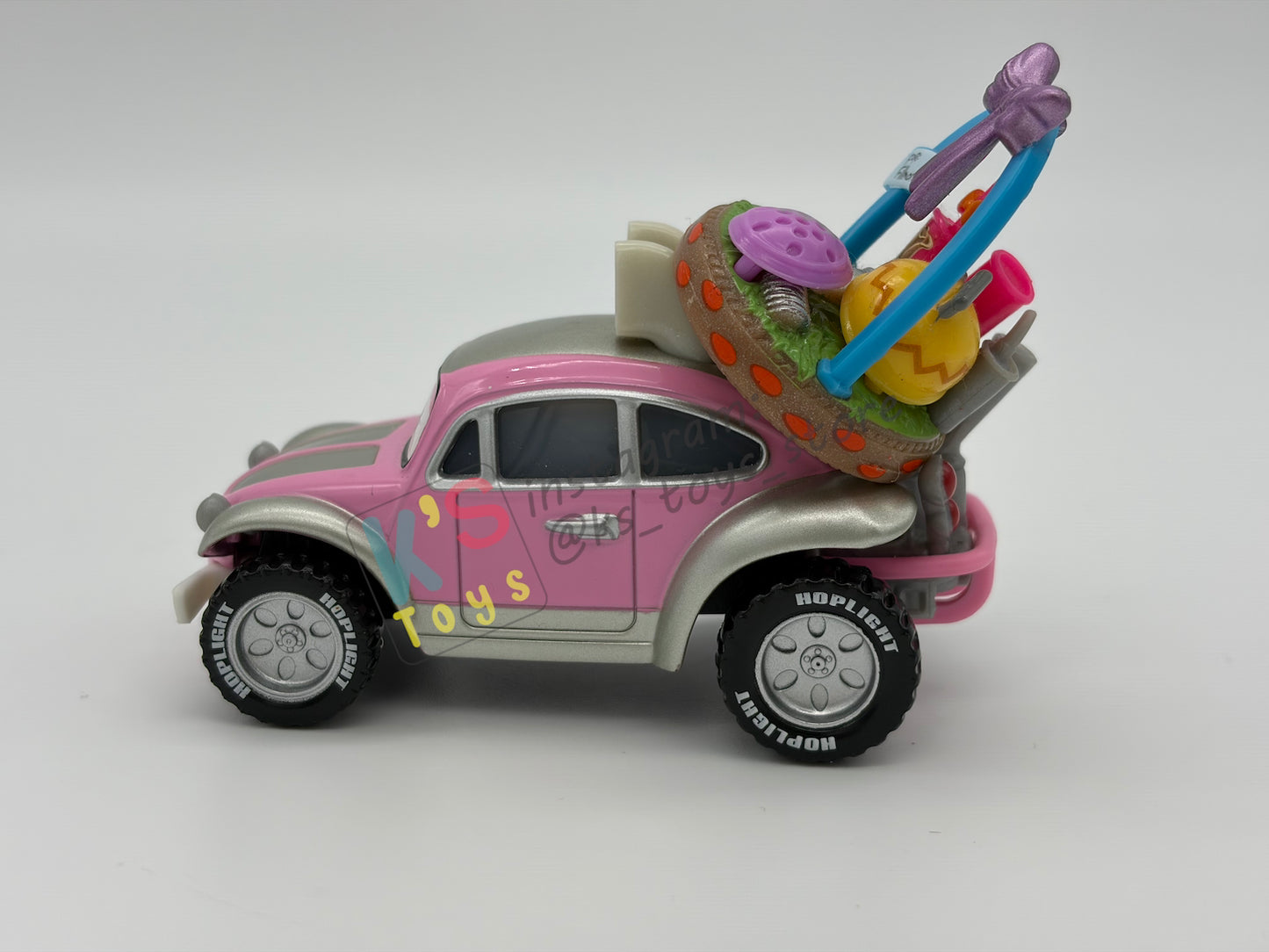 PRE-OWNED / LOOSE DISNEY PIXAR CARS - "EASTER BUGGY WITH BASKET" MATER AND THE EASTER BUGGY SERIES - MINT / NEAR MINT CONDITION