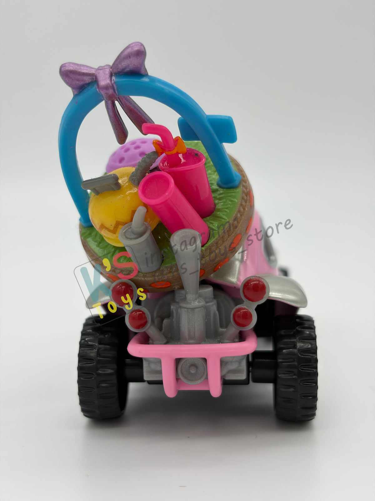 PRE-OWNED / LOOSE DISNEY PIXAR CARS - "EASTER BUGGY WITH BASKET" MATER AND THE EASTER BUGGY SERIES - MINT / NEAR MINT CONDITION