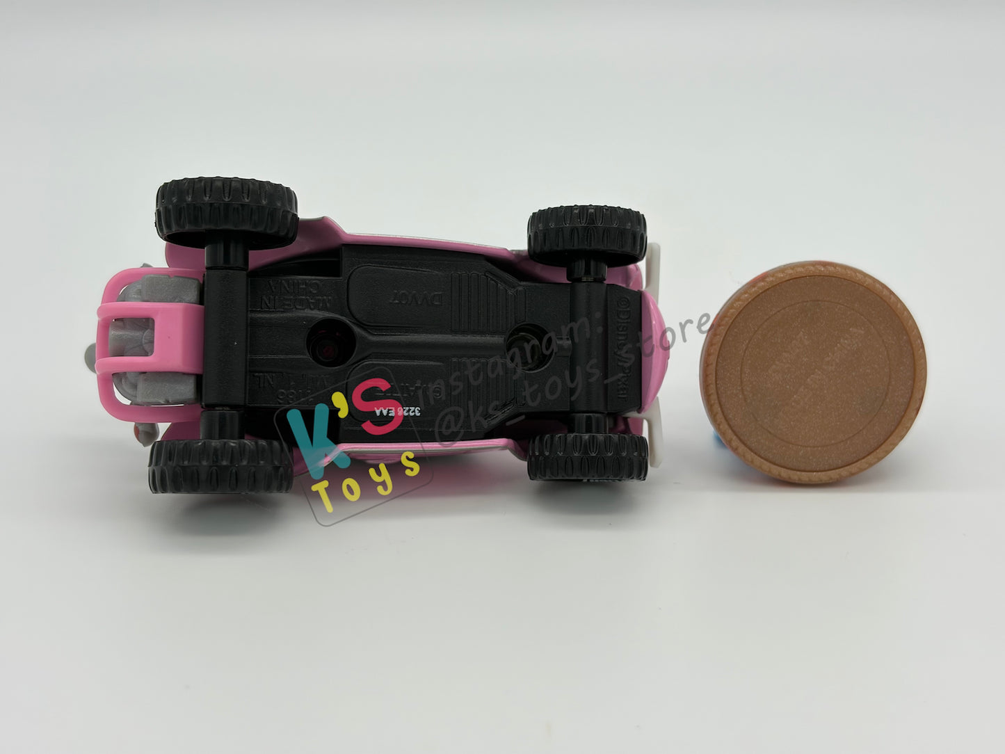 PRE-OWNED / LOOSE DISNEY PIXAR CARS - "EASTER BUGGY WITH BASKET" MATER AND THE EASTER BUGGY SERIES - MINT / NEAR MINT CONDITION