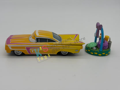 PRE-OWNED / LOOSE DISNEY PIXAR CARS - "EASTER RAMONE WITH BASKET" MATER AND THE EASTER BUGGY SERIES - MINT / NEAR MINT CONDITION