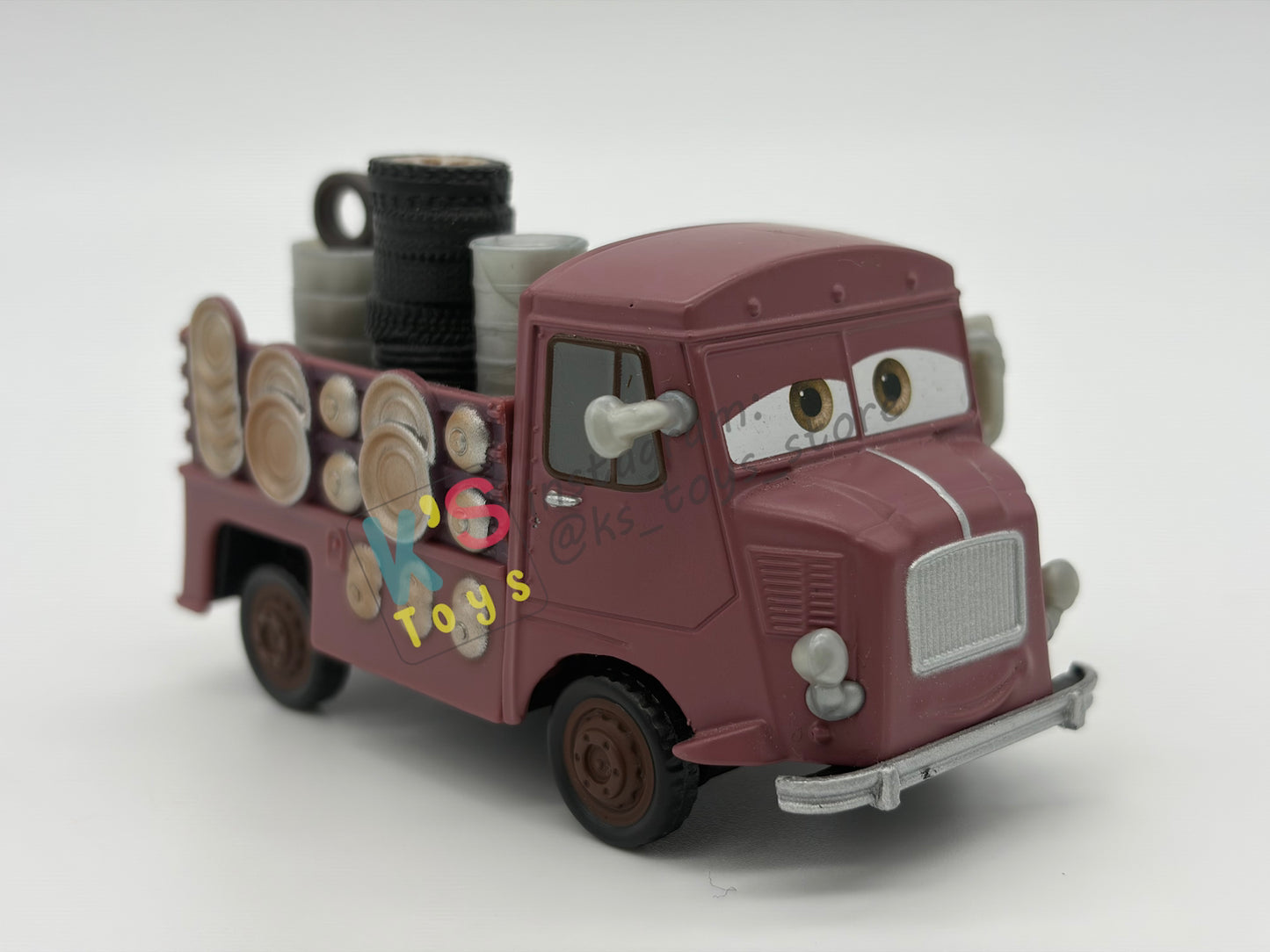 PRE-OWNED / LOOSE DISNEY PIXAR CARS - "ALEXIS WHEELSON" CARS 2 PARIS PARTS MARKET SERIES - MINT / NEAR MINT CONDITION