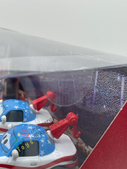 DISNEY PIXAR CARS - CARS TOON MATER THE GREATER 4-PACK GIFT SET - LUG, ROCKET MATER, MATER FAN MIA, MATER FAN TIA - BNIB