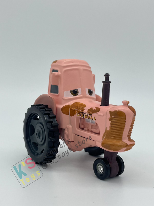 PRE-OWNED / LOOSE DISNEY PIXAR CARS - "PINK TRACTOR" - GOOD CONDITION