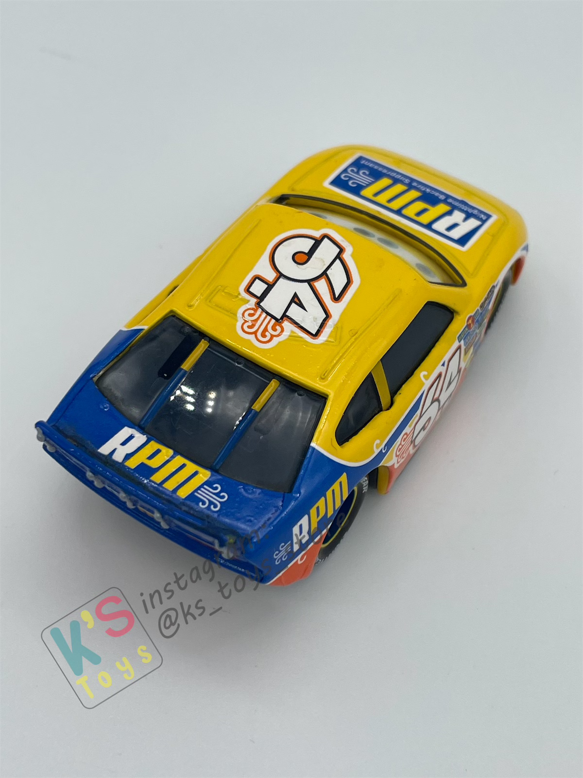 PRE-OWNED / LOOSE DISNEY PIXAR CARS - "WINFORD BRADFORD RPM" LENTICULAR EYES SERIES - EXCELLENT CONDITION