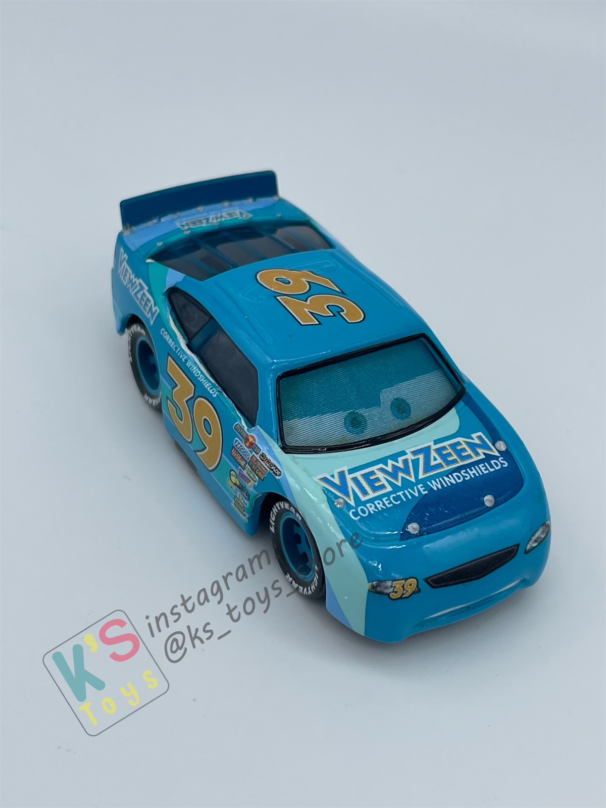 PRE-OWNED / LOOSE DISNEY PIXAR CARS - "RYAN SHIELDS" LENTICULAR EYES SERIES - EXCELLENT CONDITION