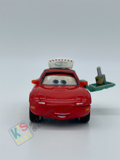 PRE-OWNED / LOOSE DISNEY PIXAR CARS - "WAITRESS TIA" - GOOD CONDITION