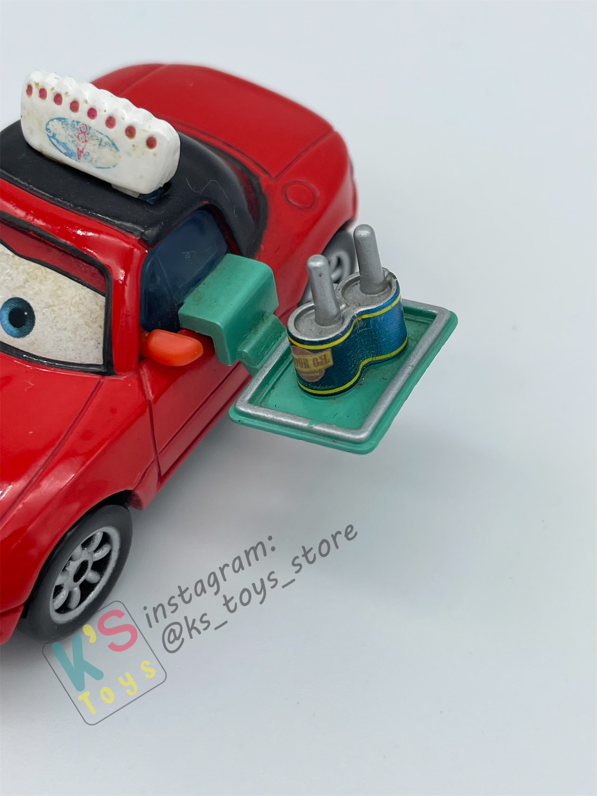 PRE-OWNED / LOOSE DISNEY PIXAR CARS - "WAITRESS TIA" - GOOD CONDITION