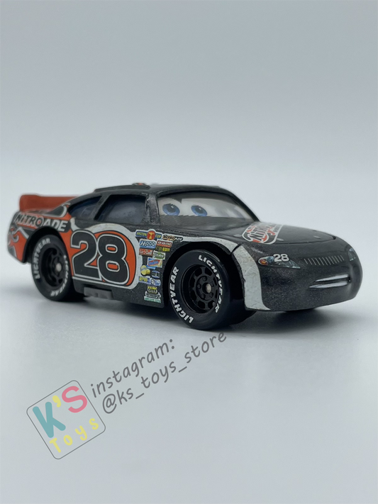PRE-OWNED / LOOSE DISNEY PIXAR CARS - "AIKEN AXLER NITROADE" LENTICULAR EYES SERIES - EXCELLENT CONDITION