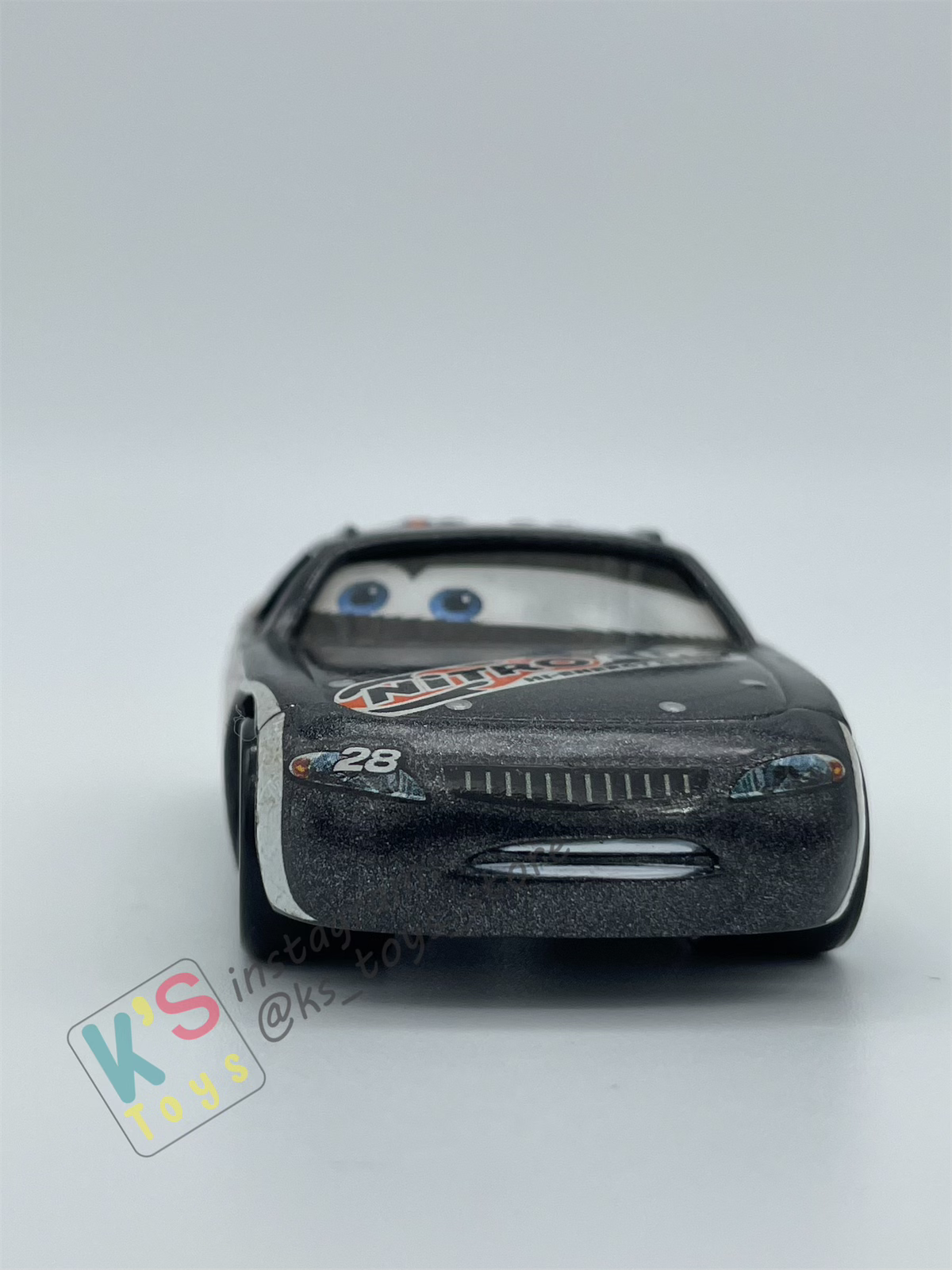 PRE-OWNED / LOOSE DISNEY PIXAR CARS - "AIKEN AXLER NITROADE" LENTICULAR EYES SERIES - EXCELLENT CONDITION