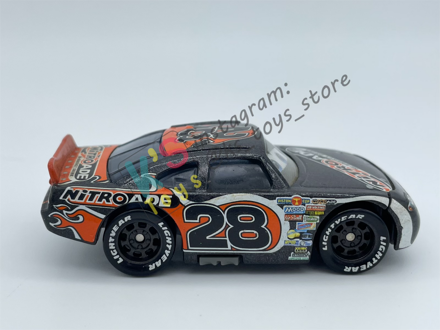 PRE-OWNED / LOOSE DISNEY PIXAR CARS - "AIKEN AXLER NITROADE" LENTICULAR EYES SERIES - EXCELLENT CONDITION