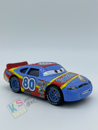 PRE-OWNED / LOOSE DISNEY PIXAR CARS - "SAGE VANDERSPIN / GASK-ITS #80" RUBBER TIRES - GOOD CONDITION