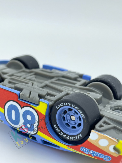 PRE-OWNED / LOOSE DISNEY PIXAR CARS - "SAGE VANDERSPIN / GASK-ITS #80" RUBBER TIRES - GOOD CONDITION