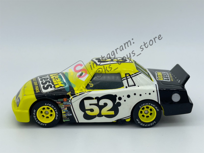 PRE-OWNED / LOOSE DISNEY PIXAR CARS - "CLAUDE SCRUGGS #52 LEAK LESSI" RUBBER TIRES - GOOD CONDITION