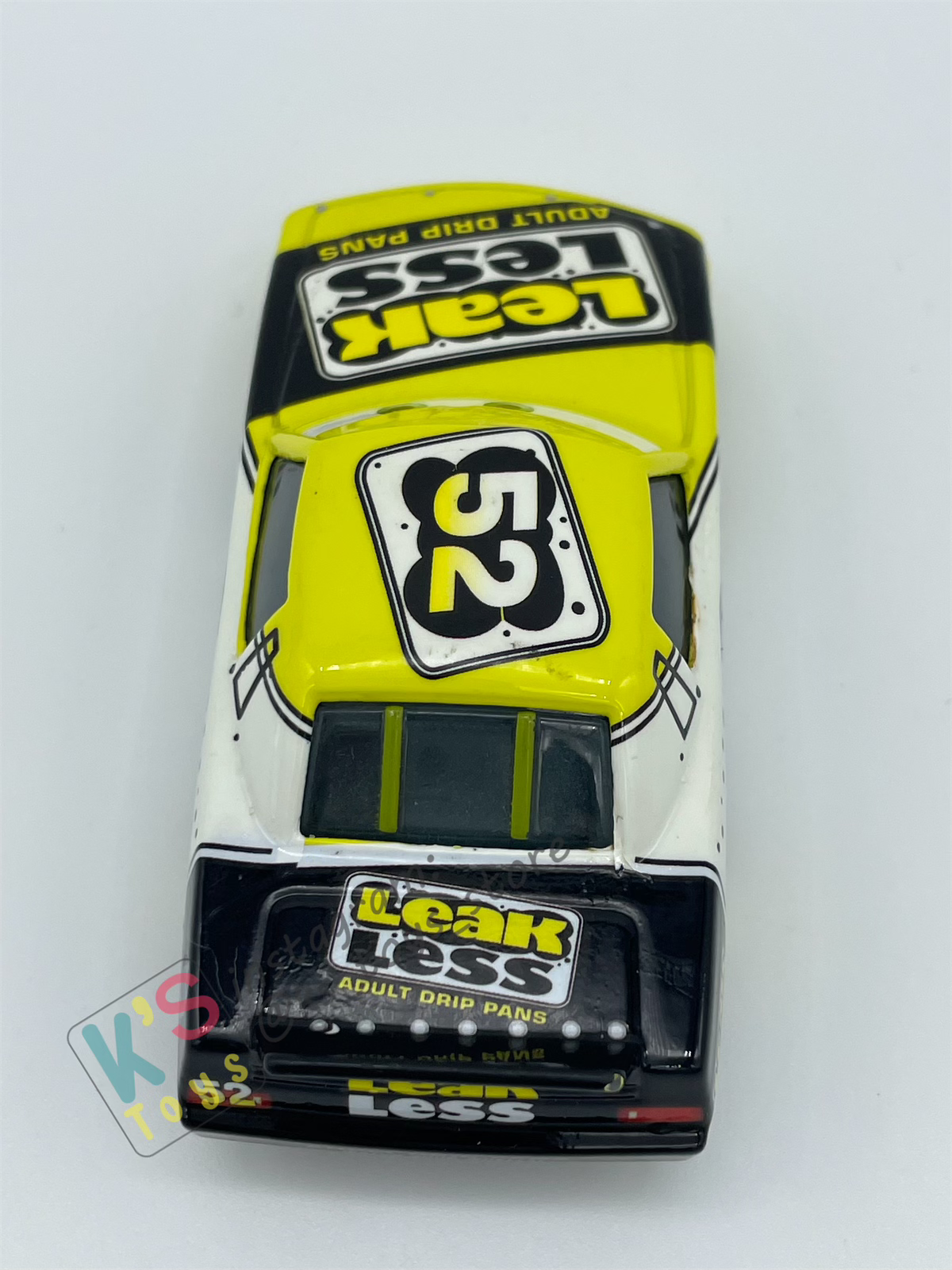 PRE-OWNED / LOOSE DISNEY PIXAR CARS - "CLAUDE SCRUGGS #52 LEAK LESSI" RUBBER TIRES - GOOD CONDITION