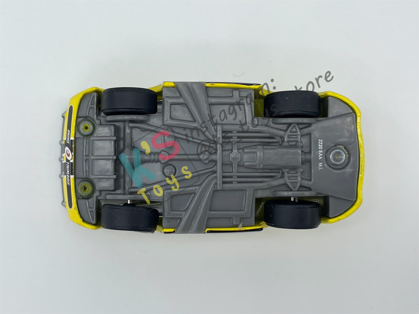 PRE-OWNED / LOOSE DISNEY PIXAR CARS - "SIDEWALL SHINE #74 SLIDER PETROLSKI" RUBBER TIRES - GOOD CONDITION