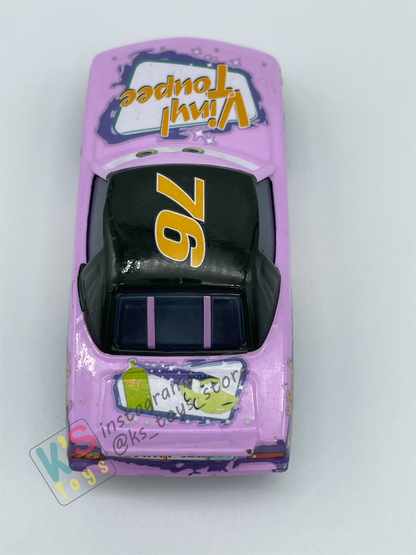 PRE-OWNED / LOOSE DISNEY PIXAR CARS - "VINYL TOUPEE" RUBBER TIRES - GOOD CONDITION