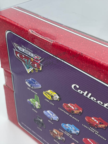 DISNEY PIXAR CARS 1:55 BY MATTEL - RACE AND CHASE 4 PACK - LIGHTNING MCQUEEN, CHICK HICKS, THE KING AND RE-VOLTING - BNIB