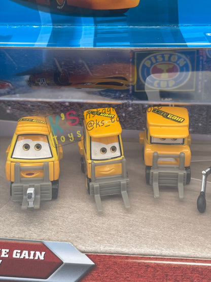 DISNEY PIXAR CARS 1:55 BY MATTEL, TEAM OCTANE GAIN CREW 4 PACK - PISTON CUP NIGHTS - BNIP