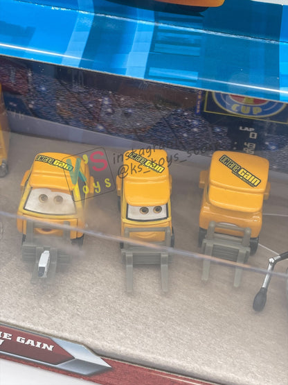 DISNEY PIXAR CARS 1:55 BY MATTEL, TEAM OCTANE GAIN CREW 4 PACK - PISTON CUP NIGHTS - BNIP