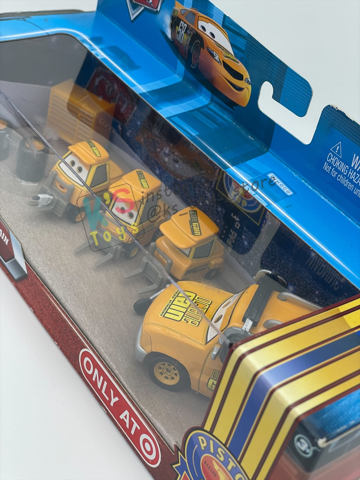 DISNEY PIXAR CARS 1:55 BY MATTEL, TEAM OCTANE GAIN CREW 4 PACK - PISTON CUP NIGHTS - BNIP