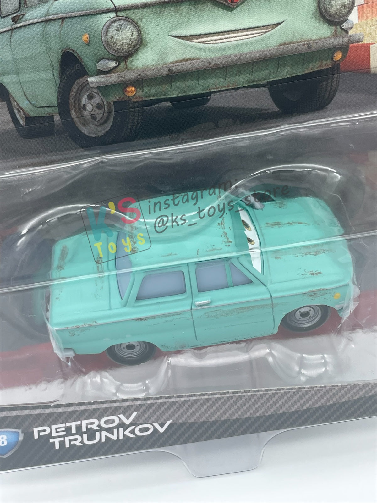 DISNEY PIXAR CARS 1:55 BY MATTEL, PETROV TRUNKOV - CARS 2 - BNIP