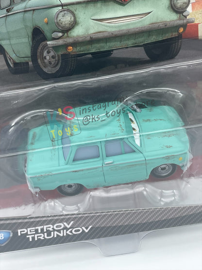 DISNEY PIXAR CARS 1:55 BY MATTEL, PETROV TRUNKOV - CARS 2 - BNIP