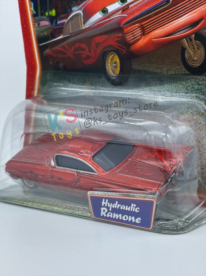 DISNEY PIXAR CARS 1:55 BY MATTEL, HYDRAULIC RAMONE - SUPERCHARGED - BNIP