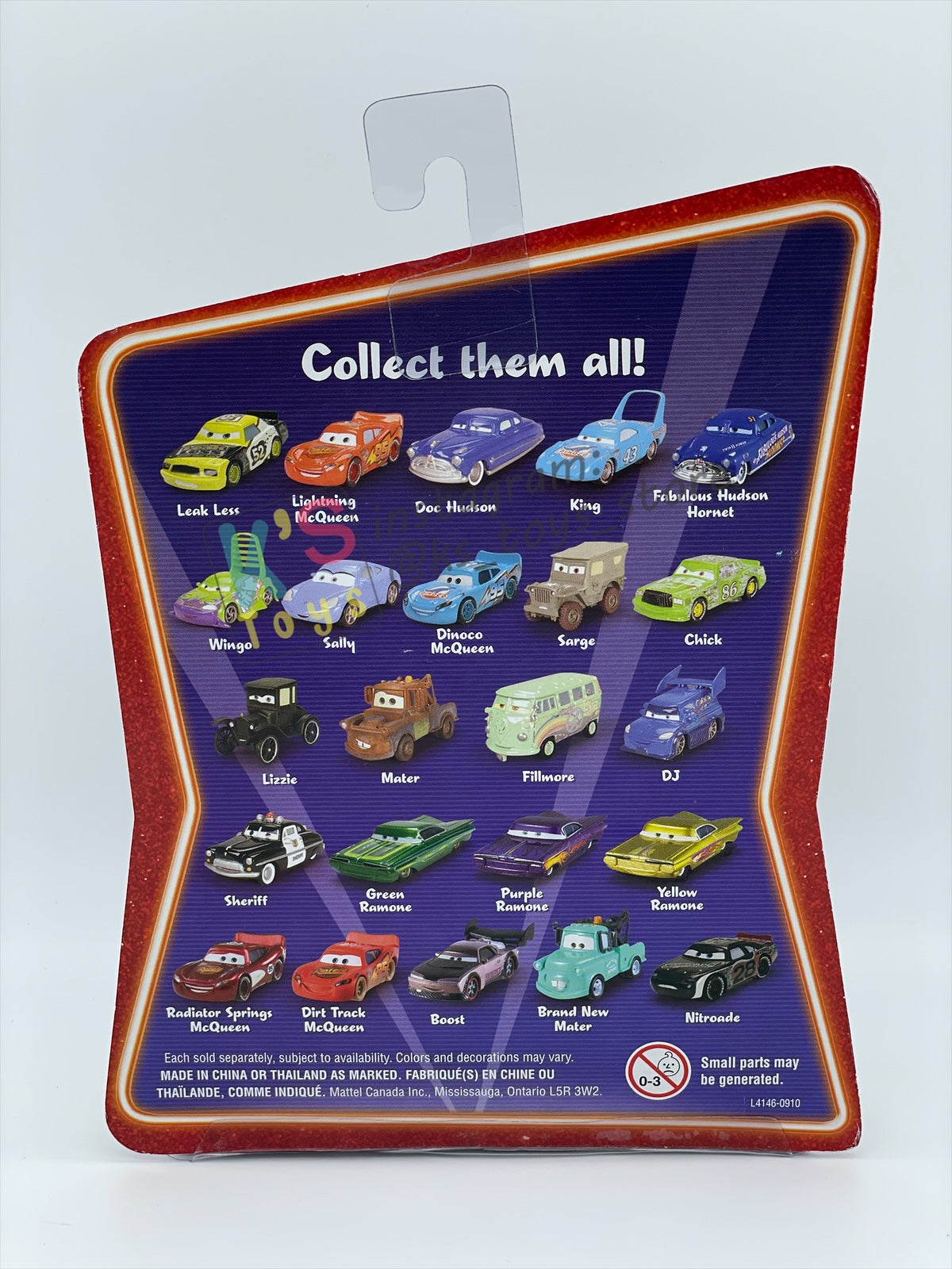 DISNEY PIXAR CARS 1:55 BY MATTEL, PURPLE RAMONE - SUPERCHARGED SERIES - BNIP