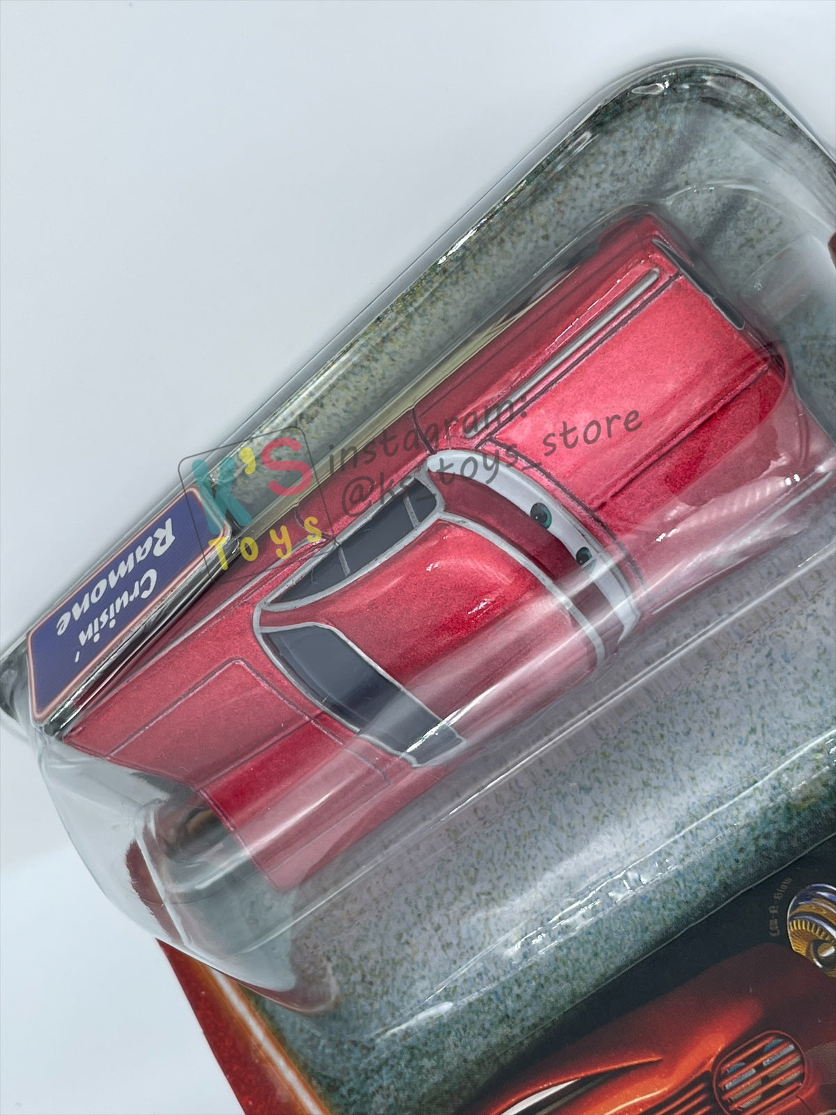 DISNEY PIXAR CARS 1:55 BY MATTEL, CRUISIN' (CRUISING) RAMONE (OLD SCHOOL RAMONE) - SUPERCHARGED SERIES - BNIP