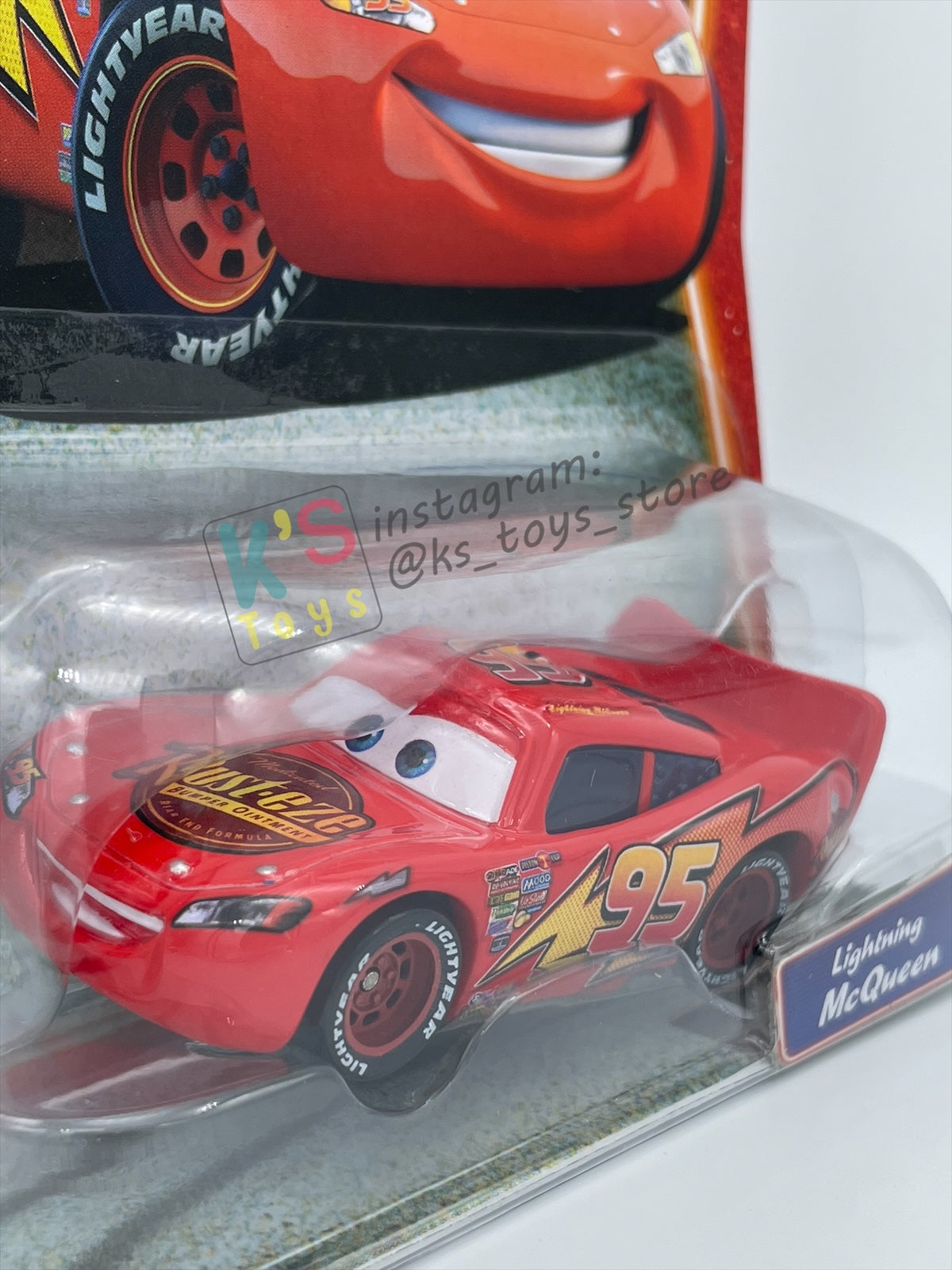 DISNEY PIXAR CARS 1:55 BY MATTEL, LIGHTNING MCQUEEN - SUPERCHARGED SERIES - BNIP