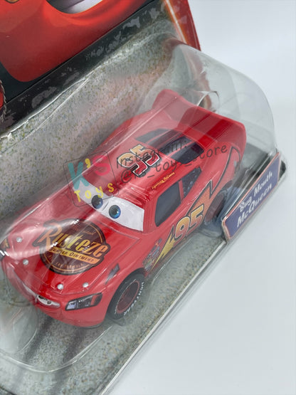 DISNEY PIXAR CARS 1:55 BY MATTEL, BUG MOUTH LIGHTNING MCQUEEN - SUPERCHARGED SERIES - BNIP