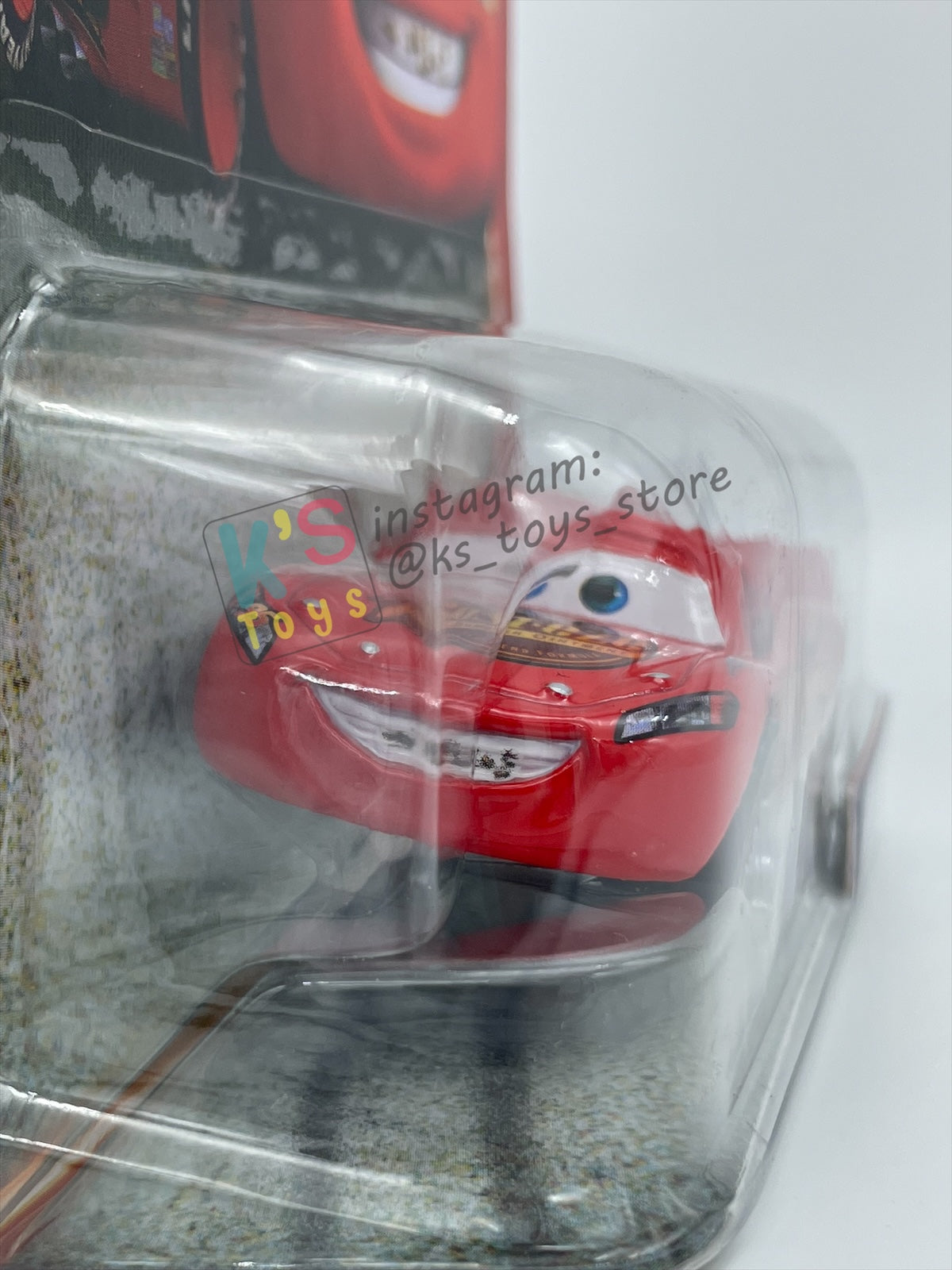 DISNEY PIXAR CARS 1:55 BY MATTEL, BUG MOUTH LIGHTNING MCQUEEN - SUPERCHARGED SERIES - BNIP