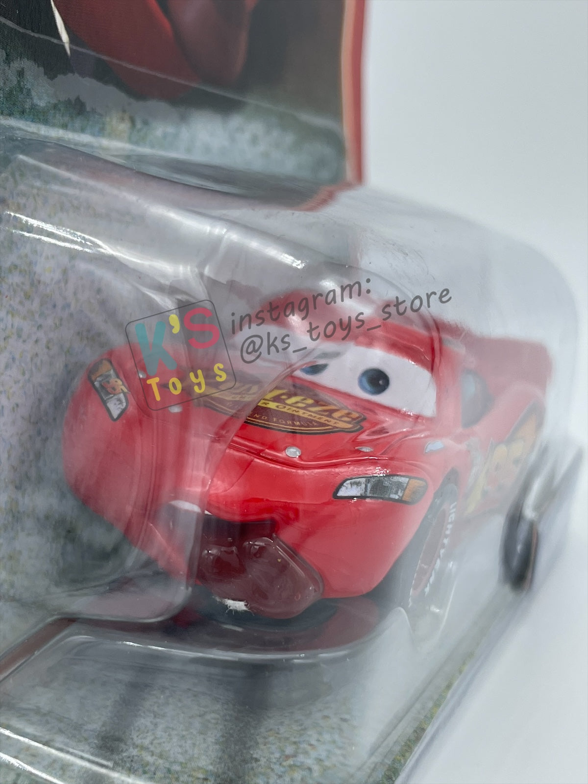 DISNEY PIXAR CARS 1:55 BY MATTEL, TONGUE LIGHTNING MCQUEEN - SUPERCHARGED SERIES - BNIP