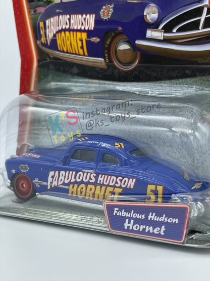 DISNEY PIXAR CARS 1:55 BY MATTEL, FABULOUS HUDSON HORNET - SUPERCHARGED SERIES - BNIP
