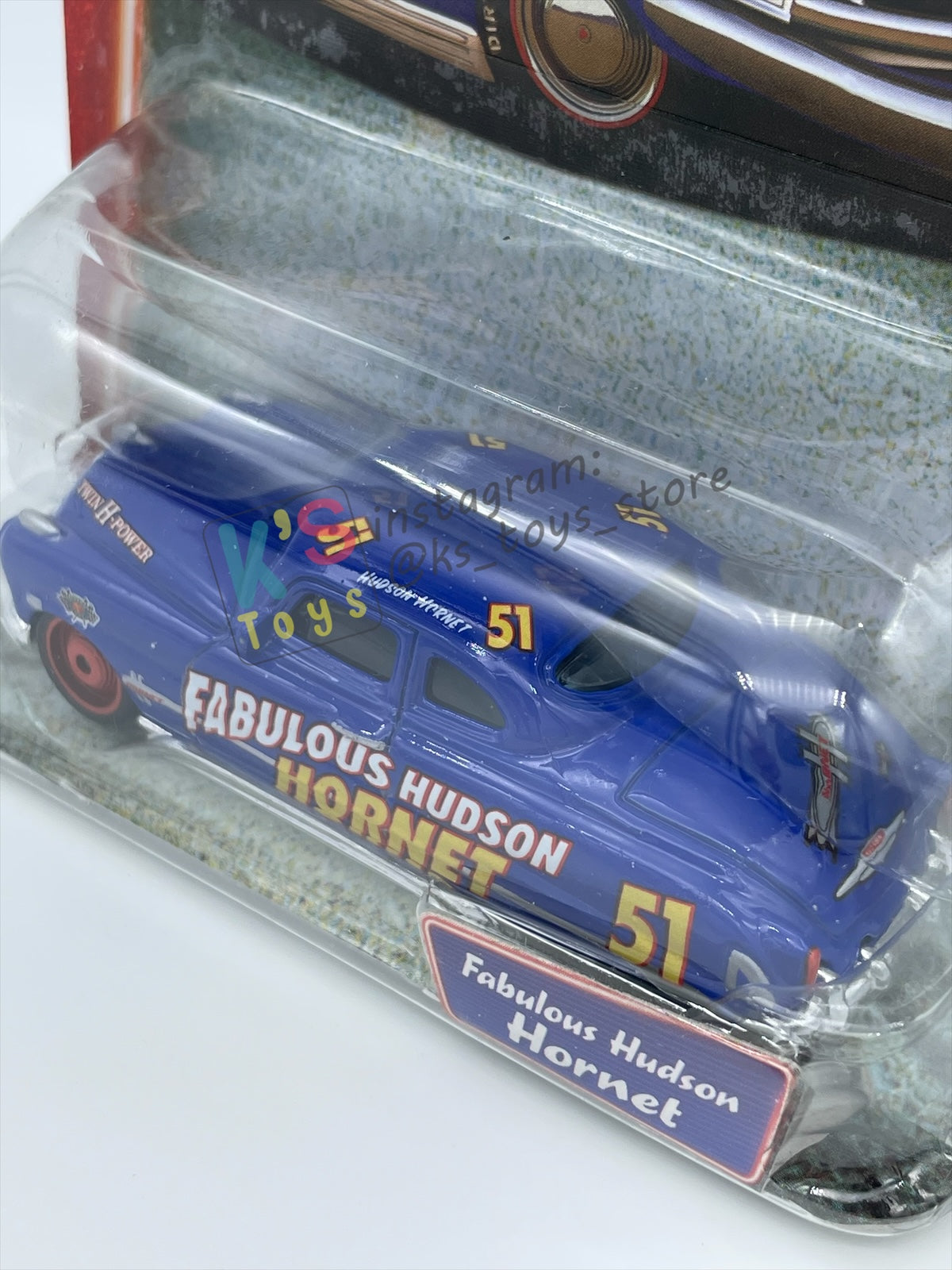 DISNEY PIXAR CARS 1:55 BY MATTEL, FABULOUS HUDSON HORNET - SUPERCHARGED SERIES - BNIP