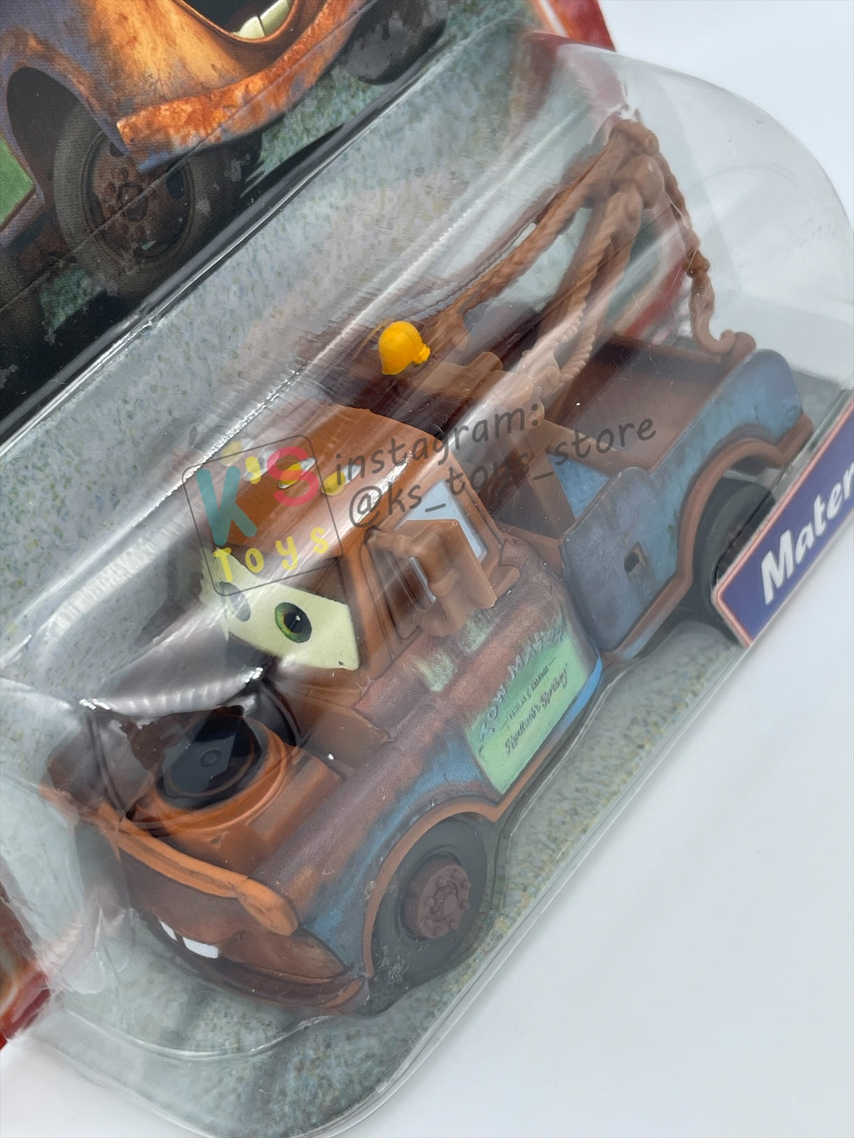 DISNEY PIXAR CARS 1:55 BY MATTEL, MATER - SUPERCHARGED SERIES - BNIP