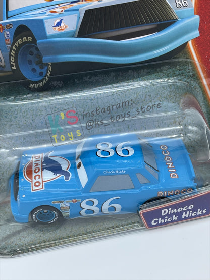 DISNEY PIXAR CARS 1:55 BY MATTEL, DINOCO CHICK HICKS - SUPERCHARGED SERIES - BNIP