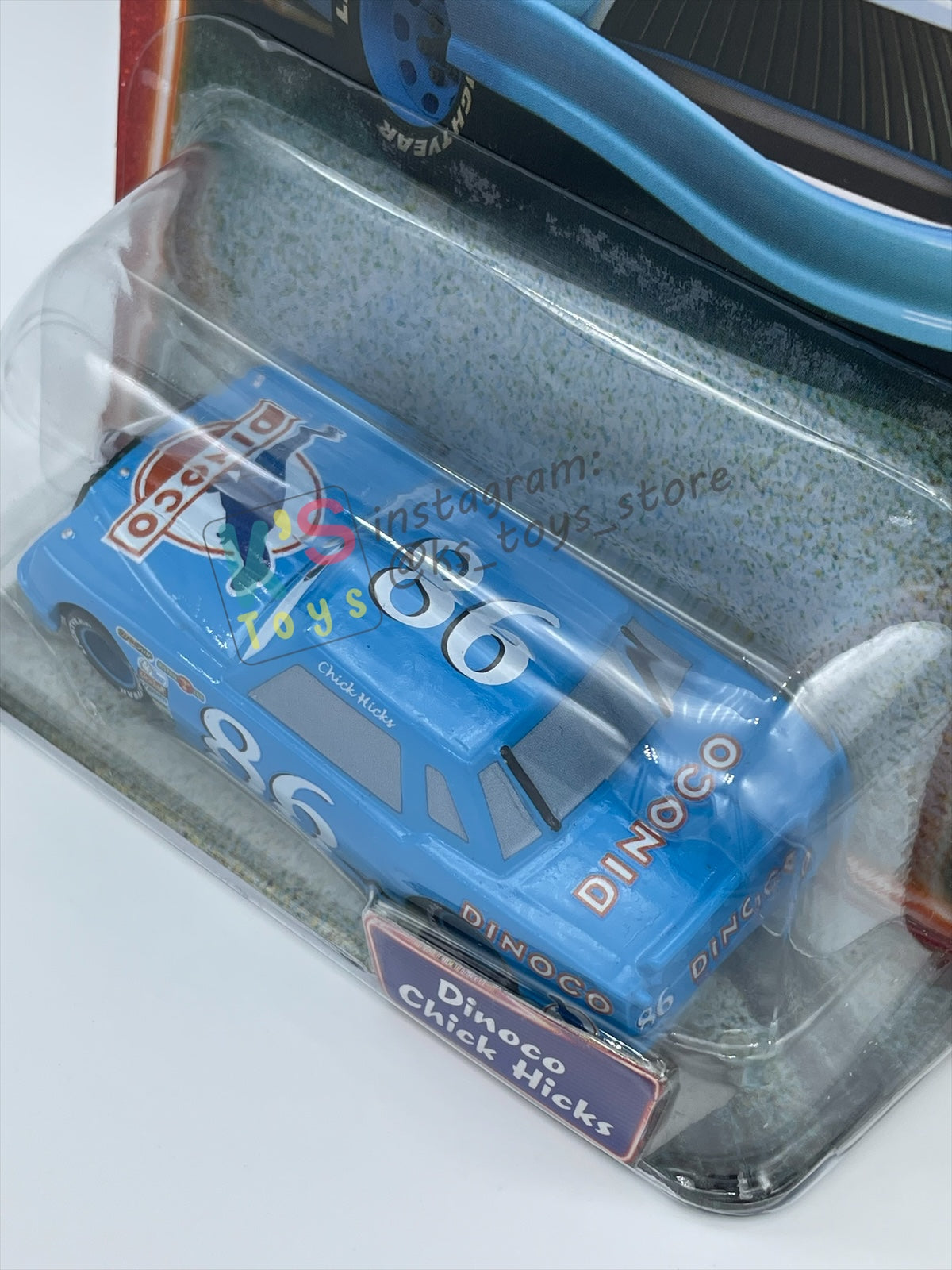 DISNEY PIXAR CARS 1:55 BY MATTEL, DINOCO CHICK HICKS - SUPERCHARGED SERIES - BNIP
