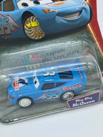 DISNEY PIXAR CARS 1:55 BY MATTEL, BLING BLING LIGHTNING MCQUEEN - SUPERCHARGED SERIES - BNIP