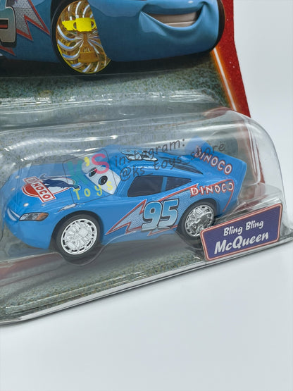 DISNEY PIXAR CARS 1:55 BY MATTEL, BLING BLING LIGHTNING MCQUEEN - SUPERCHARGED SERIES - BNIP