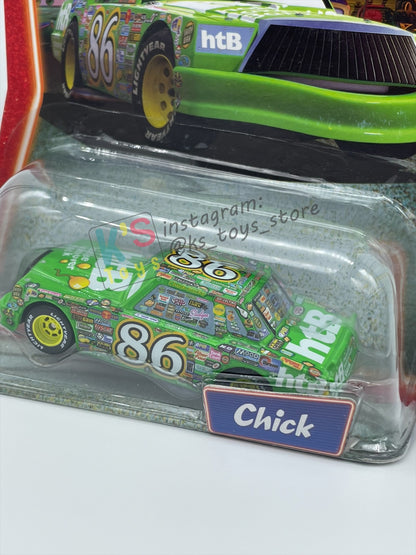 DISNEY PIXAR CARS 1:55 BY MATTEL, CHICK HICKS - SUPERCHARGED SERIES - BNIP