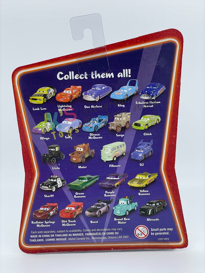 DISNEY PIXAR CARS 1:55 BY MATTEL, CHICK HICKS - SUPERCHARGED SERIES - BNIP