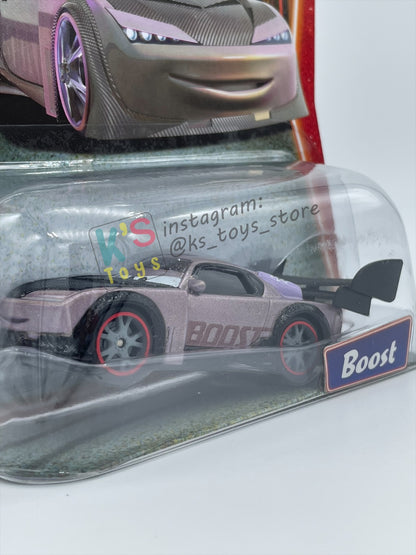 DISNEY PIXAR CARS 1:55 BY MATTEL, BOOST- SUPERCHARGED SERIES - BNIP