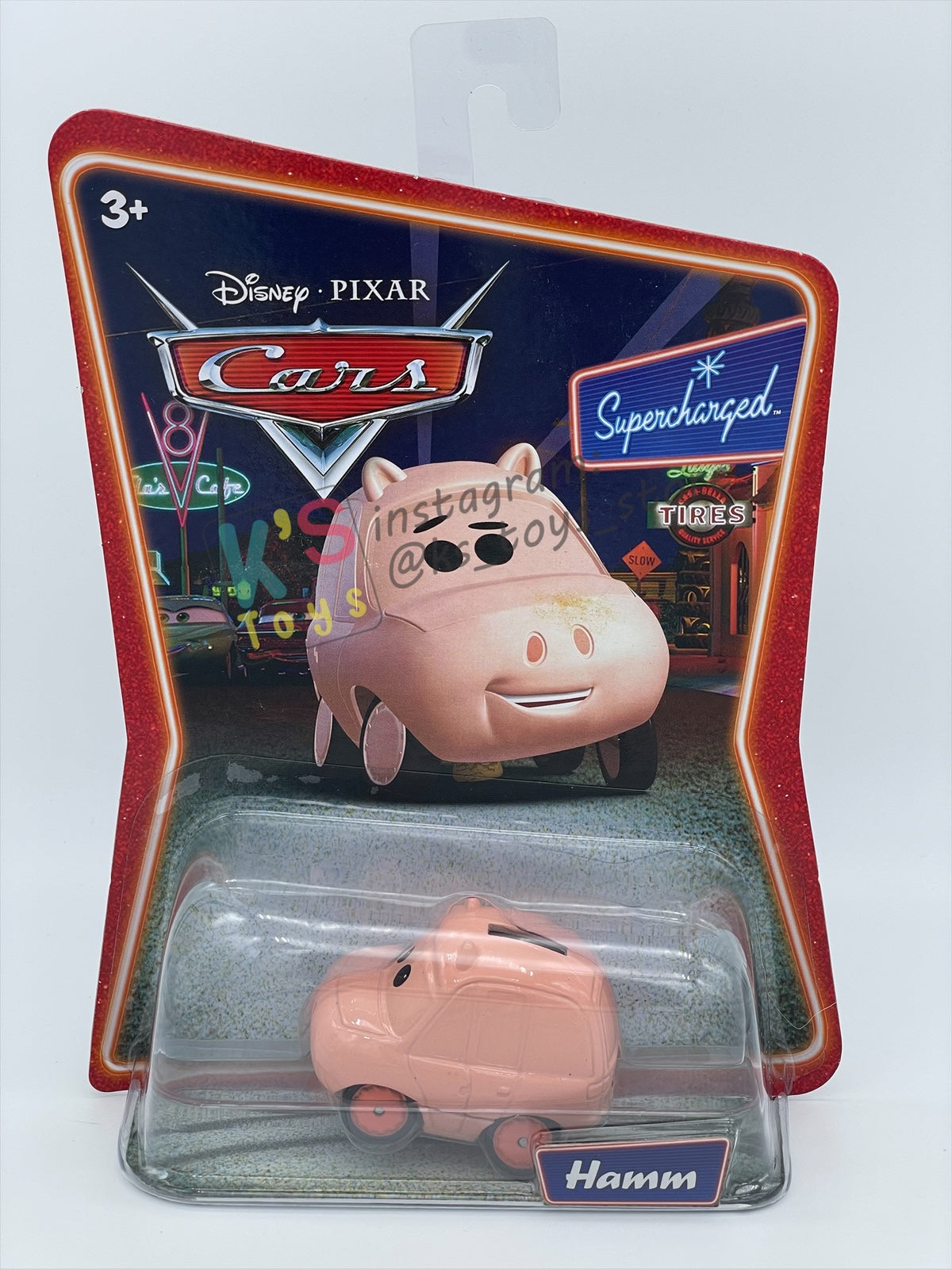 DISNEY PIXAR CARS 1:55 BY MATTEL, HAMM - SUPERCHARGED SERIES - BNIP