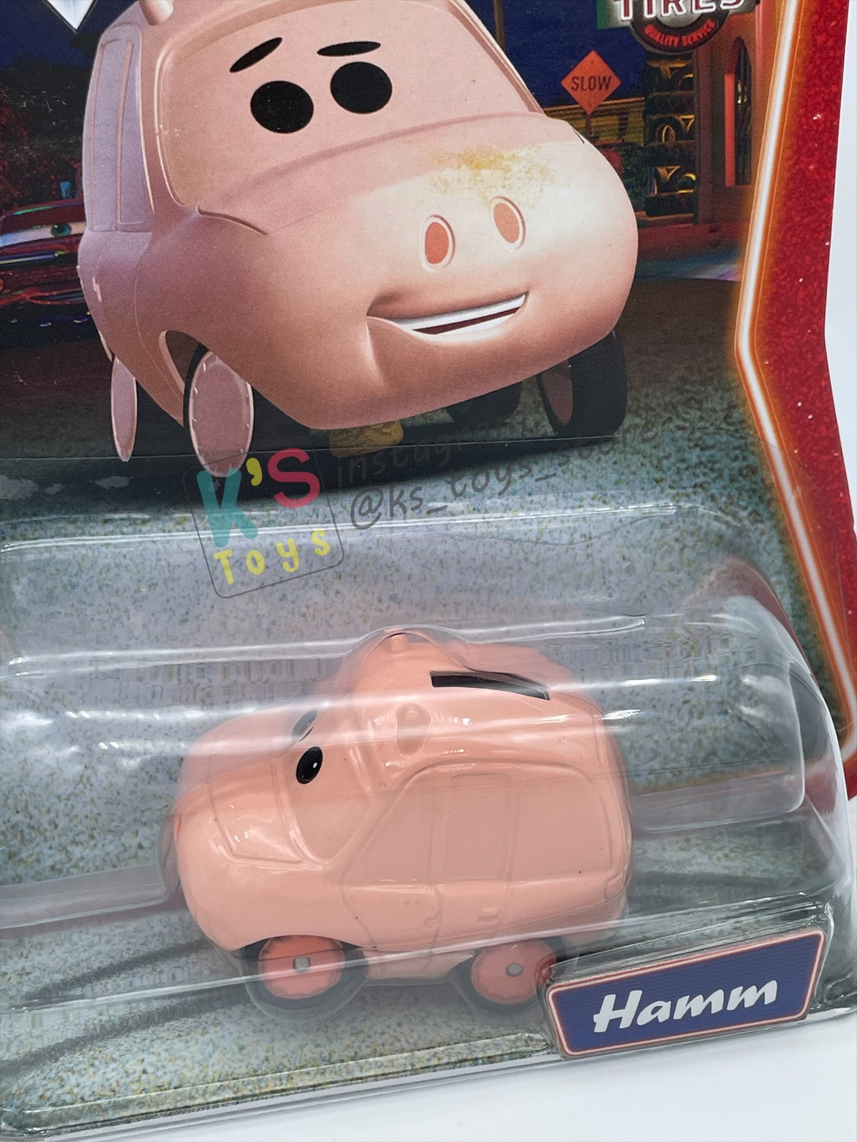 DISNEY PIXAR CARS 1:55 BY MATTEL, HAMM - SUPERCHARGED SERIES - BNIP