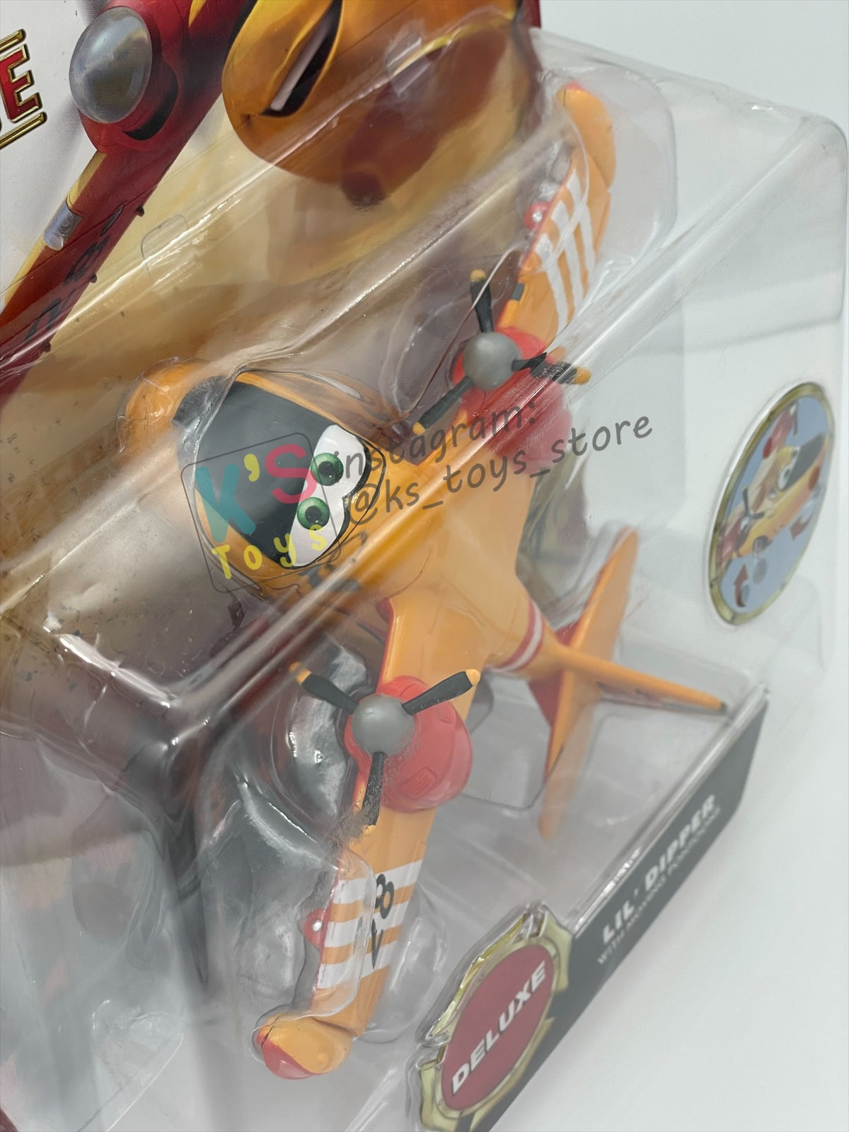 DISNEY PLANES BY MATTEL - LIL DIPPER WITH MOVING PONTOONS - FIRE AND RESCUE SERIES - BNIP