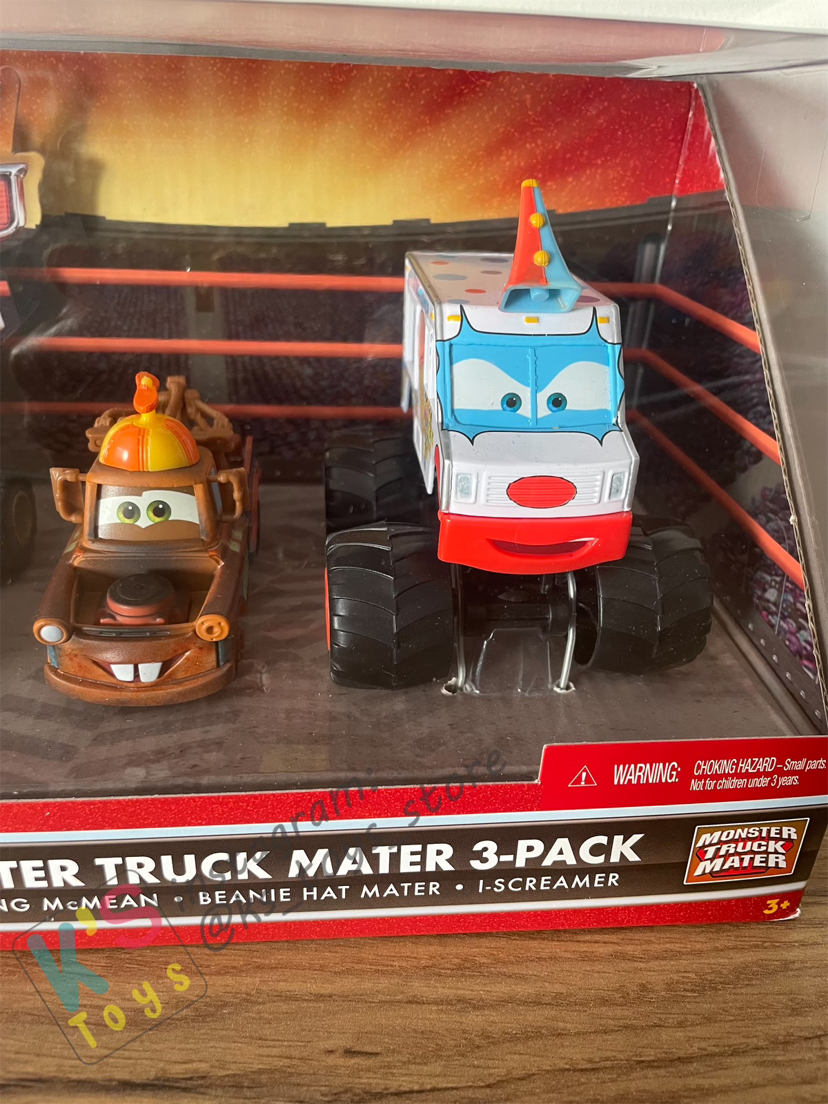 CARS TOON MONSTER TRUCK MATER 3-PACK GIFT SET - DISNEY PIXAR CARS - BNIB