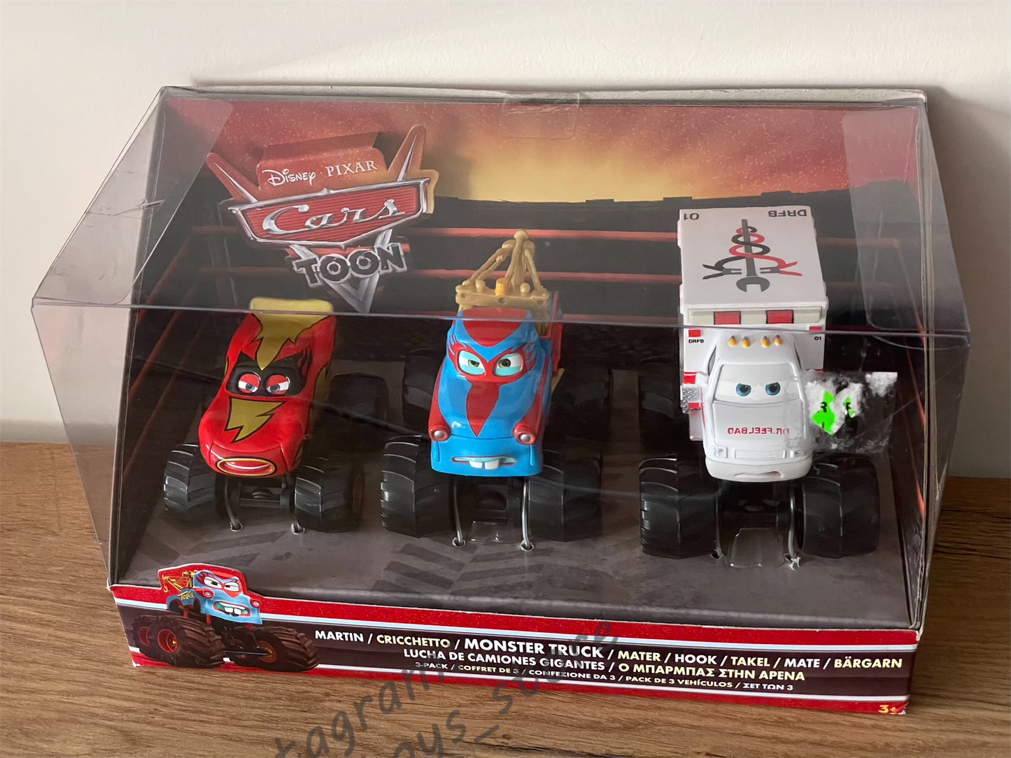 Monster Truck Mater 3-Pack Cars Toon - BNIB