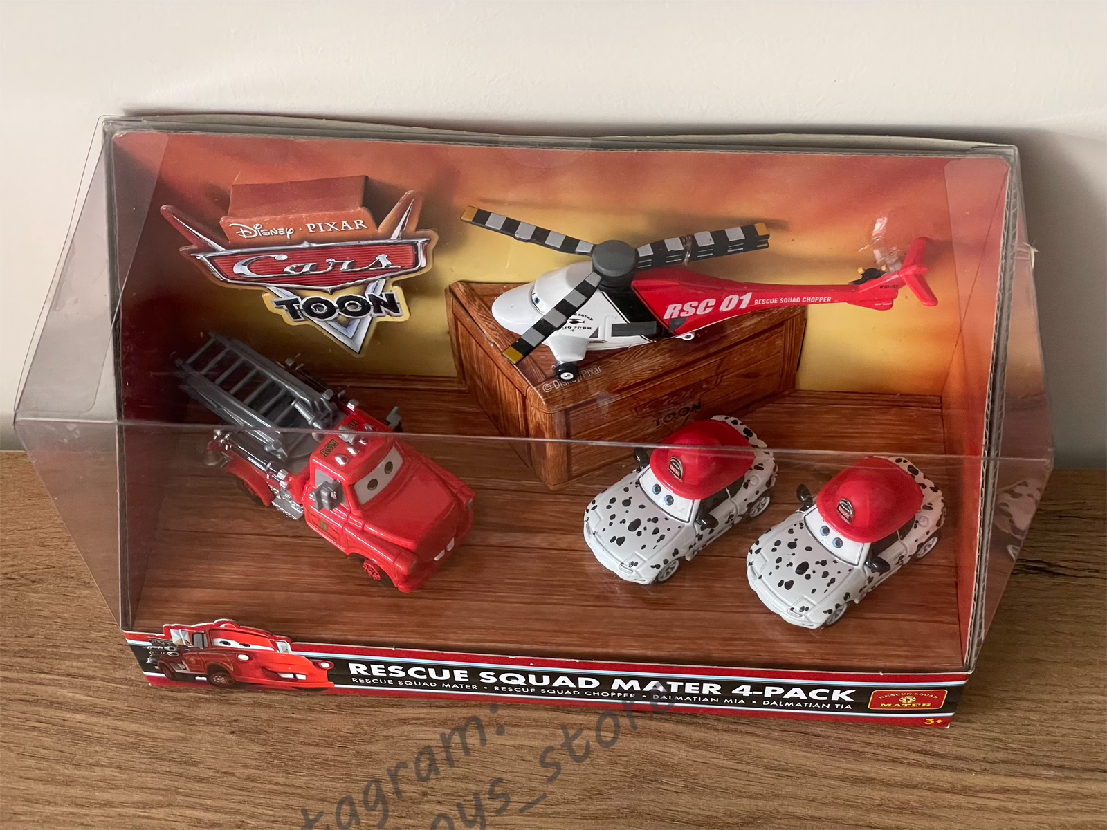DISNEY PIXAR CARS - CARS TOON RESCUE SQUAD MATER 4-PACK GIFT SET DISNEY PIXAR CARS - CARS TOON RESCUE SQUAD MATER 4-PACK GIFT SET